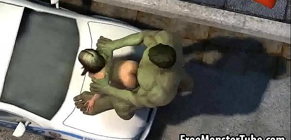 Foxy 3D babe gets fucked by The Incredible Hulk-high 2